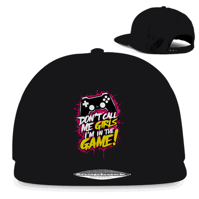 Division420 Snapback Cap Dont call me Girls aus Baumwoll-Twill mit flachem Schirm und Retro-Snapbackverschluss