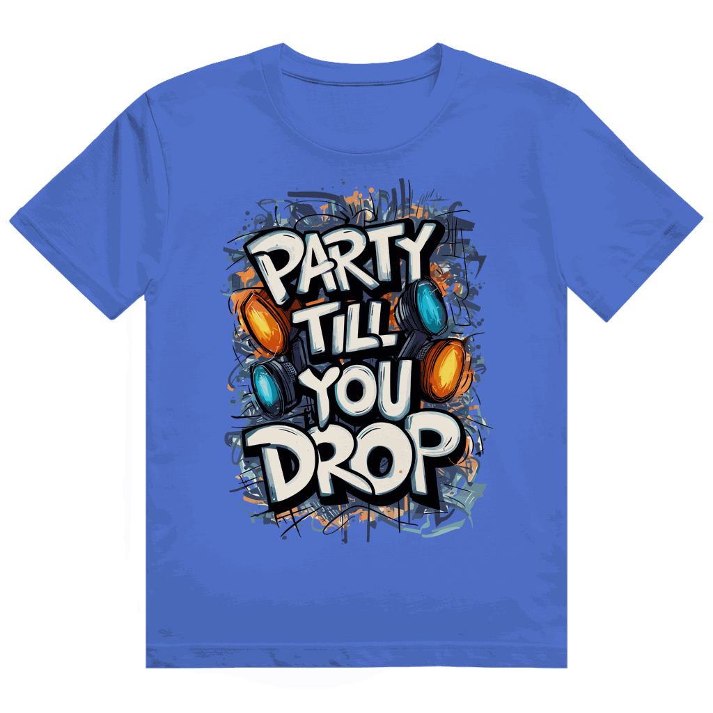 Heavy Cotton T-Shirt - Party till you drop | Division420®