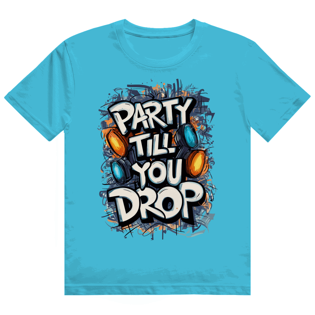 Heavy Cotton T-Shirt - Party till you drop | Division420®