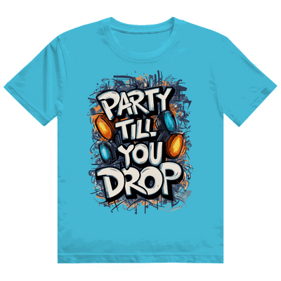 Heavy Cotton T-Shirt - Party till you drop | Division420®