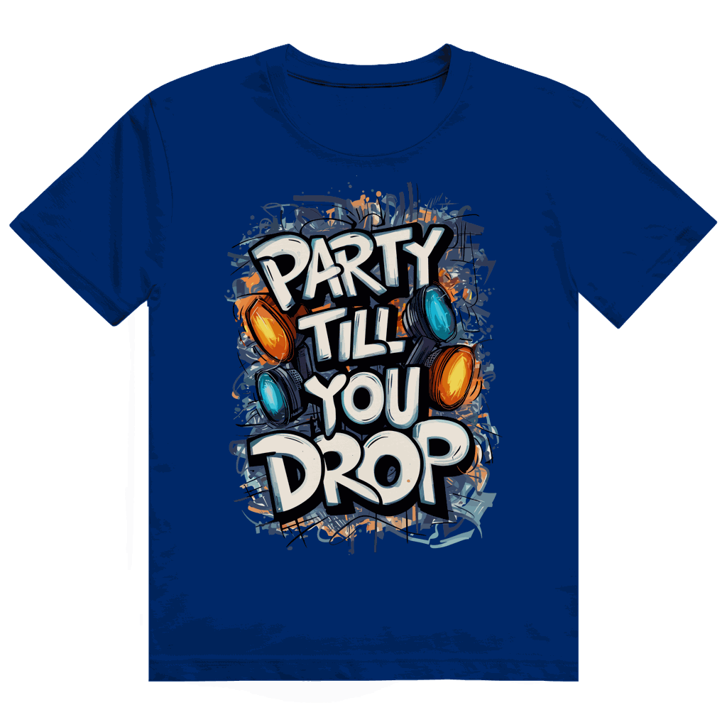 Heavy Cotton T-Shirt - Party till you drop | Division420®