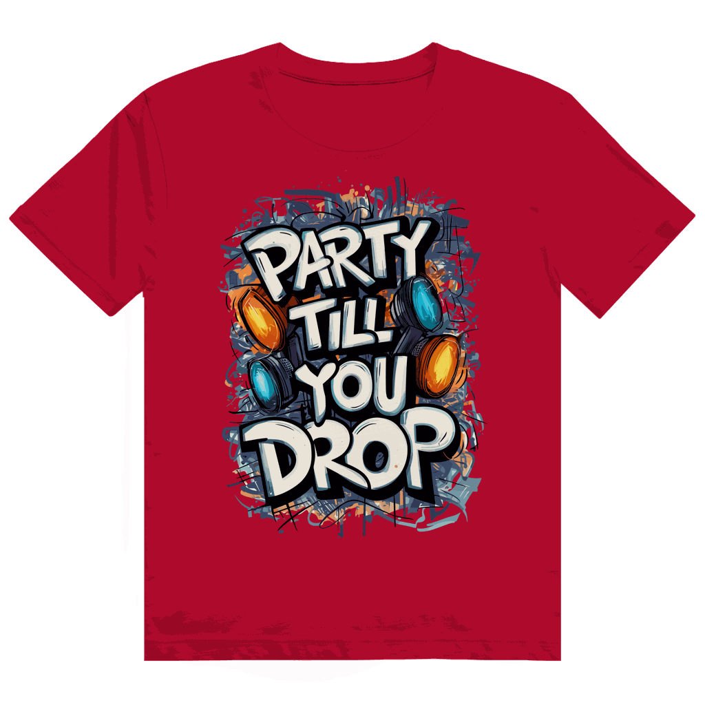 Heavy Cotton T-Shirt - Party till you drop | Division420®