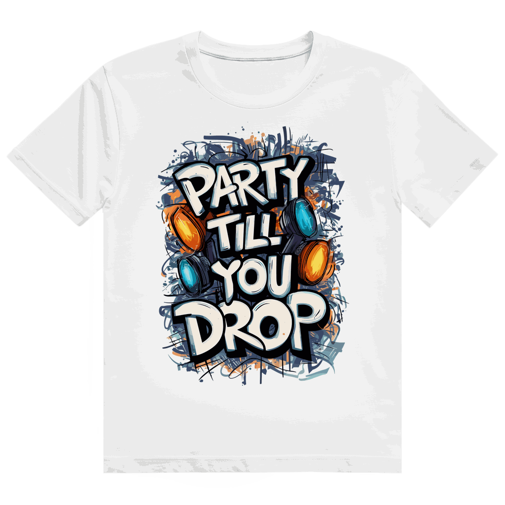 Heavy Cotton T-Shirt - Party till you drop | Division420®