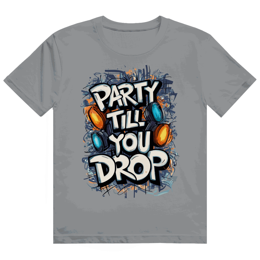 Heavy Cotton T-Shirt - Party till you drop | Division420®