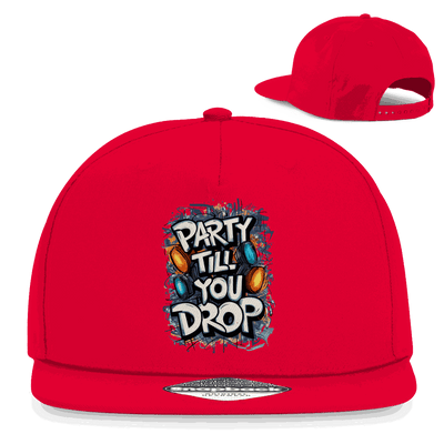 Snapback Rapper Cap - Party till you drop | Division420®