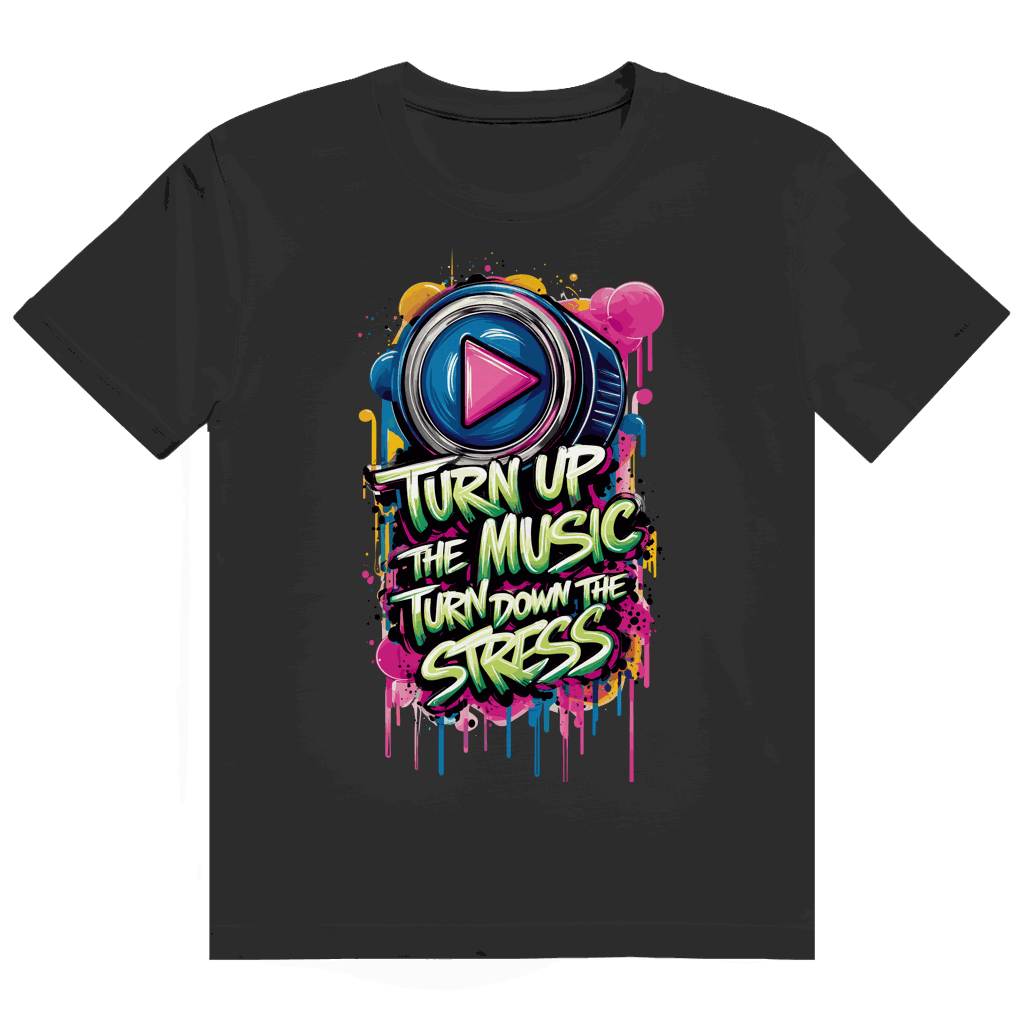 Heavy Cotton T-Shirt - Turn up the Music | Division420®