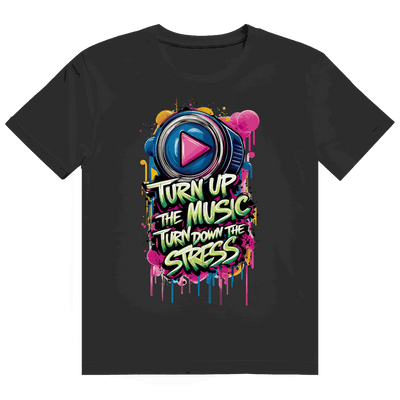 Heavy Cotton T-Shirt - Turn up the Music | Division420®