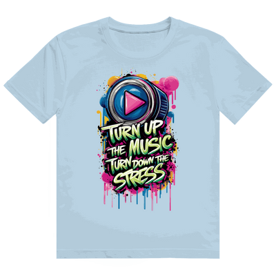 Heavy Cotton T-Shirt - Turn up the Music | Division420®