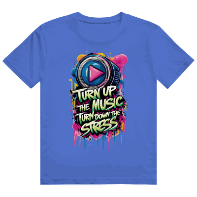 Heavy Cotton T-Shirt - Turn up the Music | Division420®