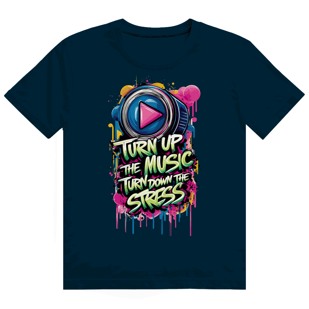 Heavy Cotton T-Shirt - Turn up the Music | Division420®