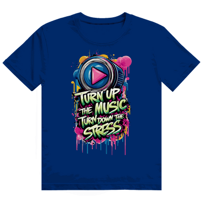 Heavy Cotton T-Shirt - Turn up the Music | Division420®