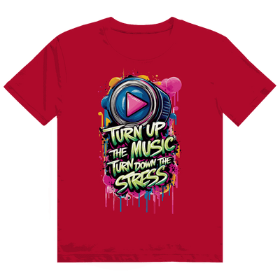 Heavy Cotton T-Shirt - Turn up the Music | Division420®