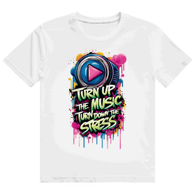Heavy Cotton T-Shirt - Turn up the Music | Division420®