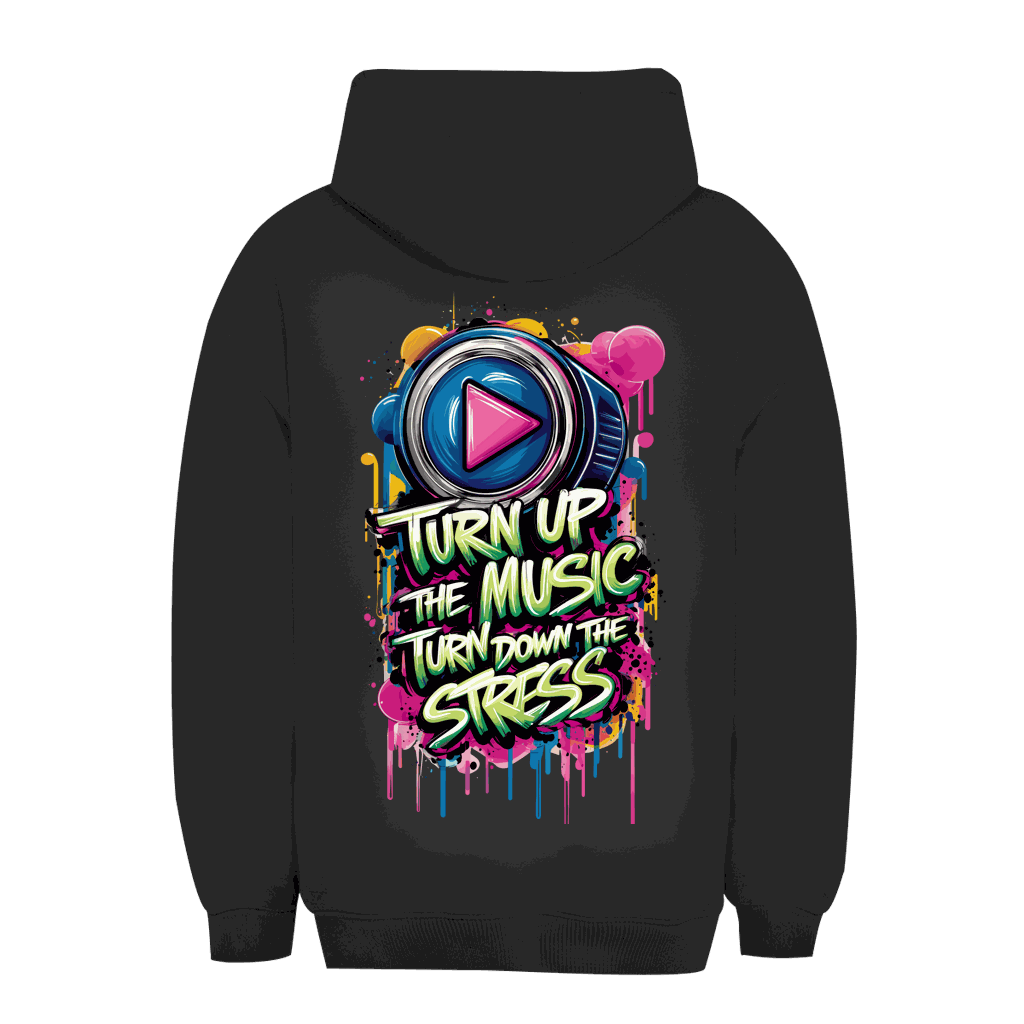Unisex Oversize Hoodie - Turn up the Music | Division420®