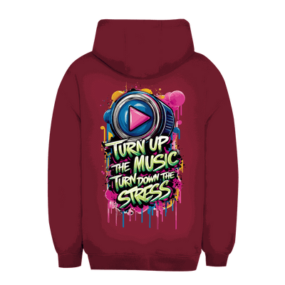 Unisex Oversize Hoodie - Turn up the Music | Division420®