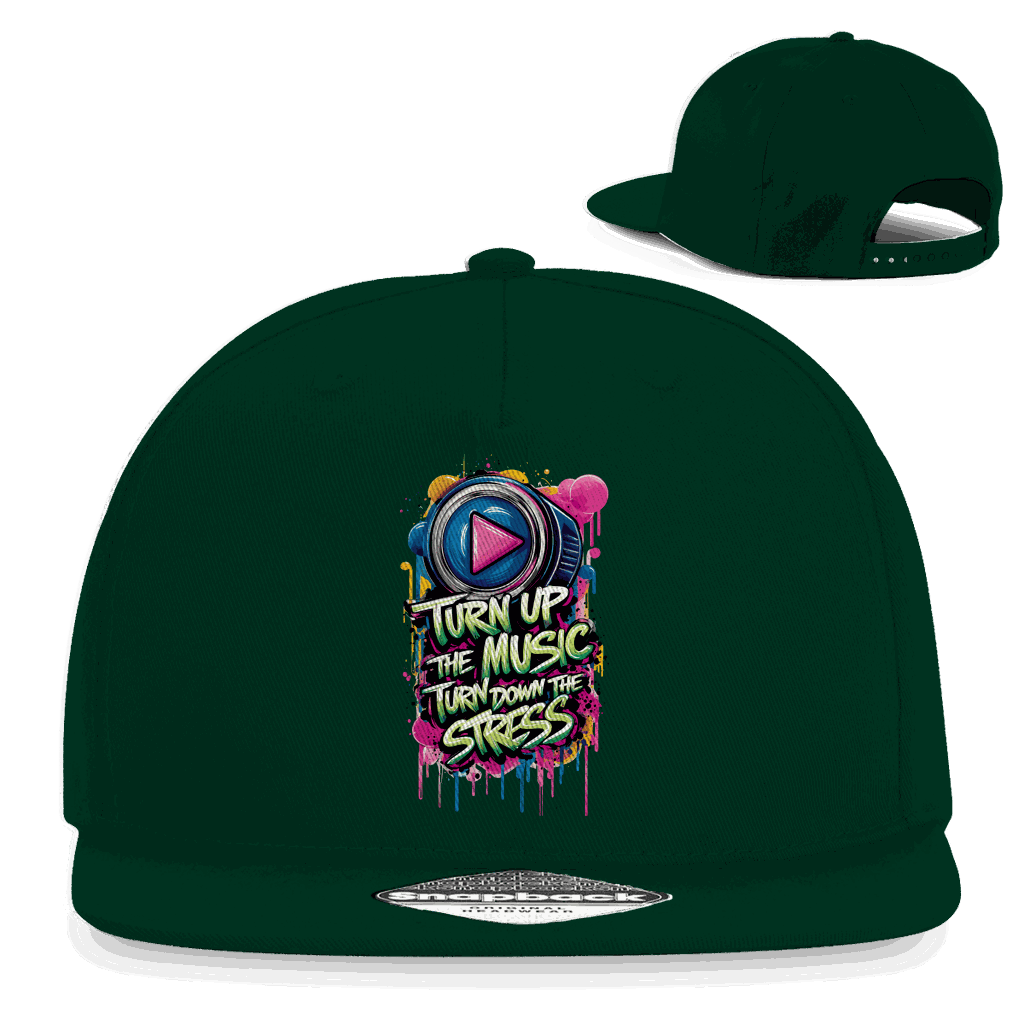 Snapback Rapper Cap - Turn up the Music | Division420®