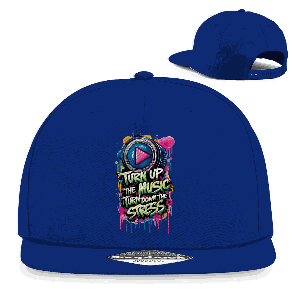 Snapback Rapper Cap - Turn up the Music | Division420®