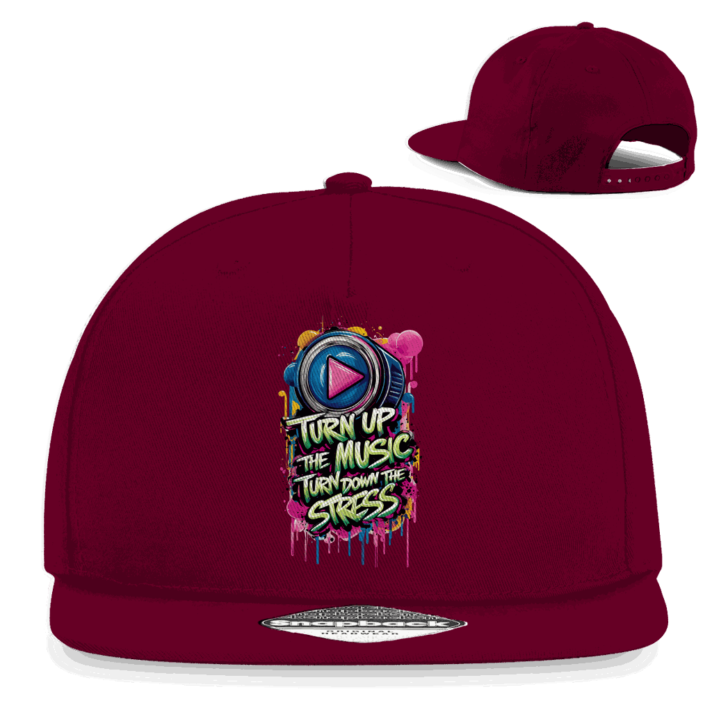 Snapback Rapper Cap - Turn up the Music | Division420®