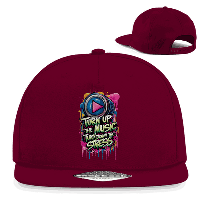 Snapback Rapper Cap - Turn up the Music | Division420®