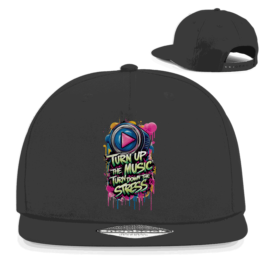 Snapback Rapper Cap - Turn up the Music | Division420®