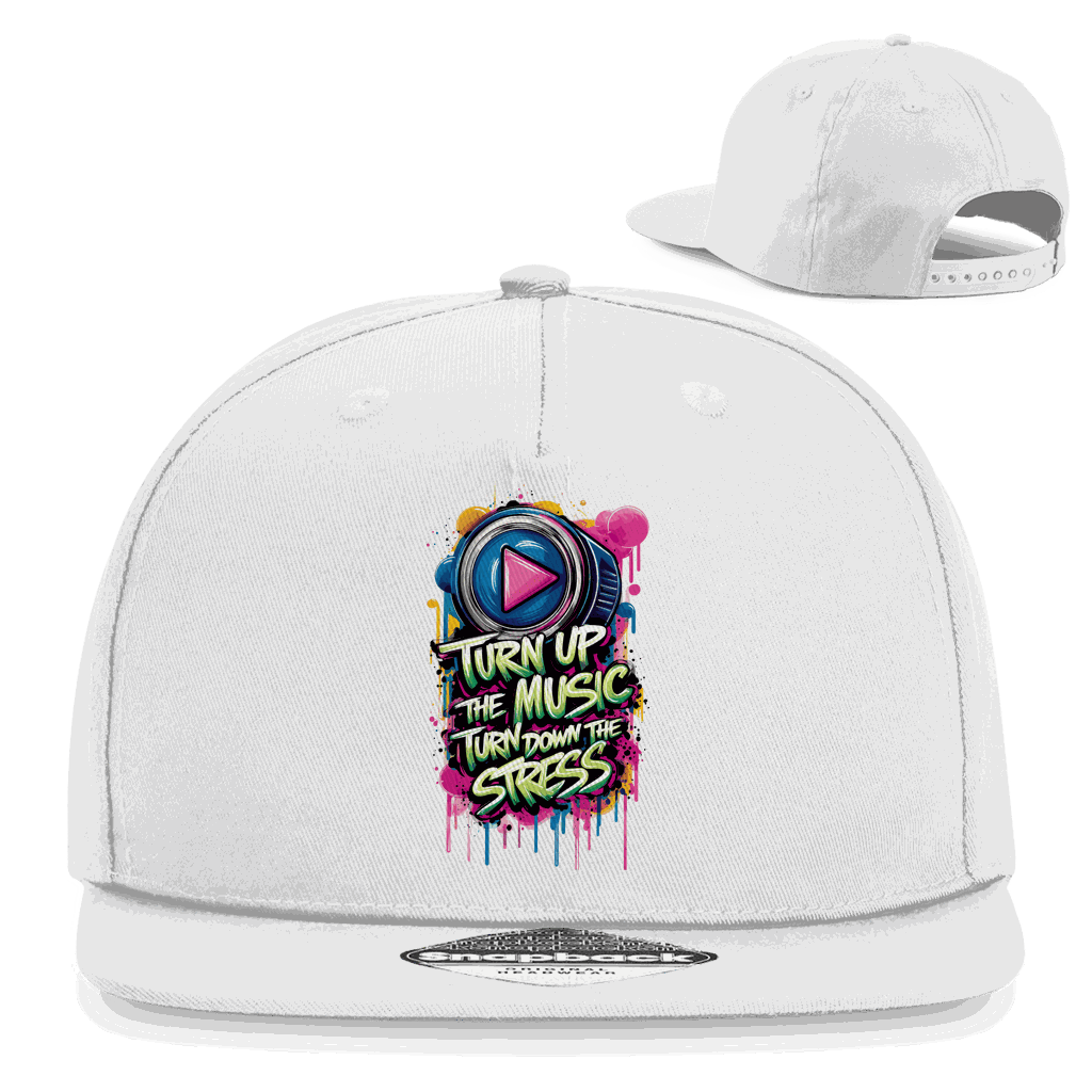 Snapback Rapper Cap - Turn up the Music | Division420®