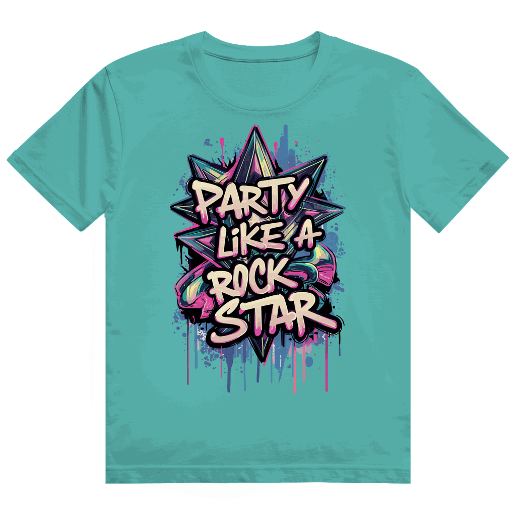 Heavy Cotton T-Shirt - Party like a Rockstar | Division420®