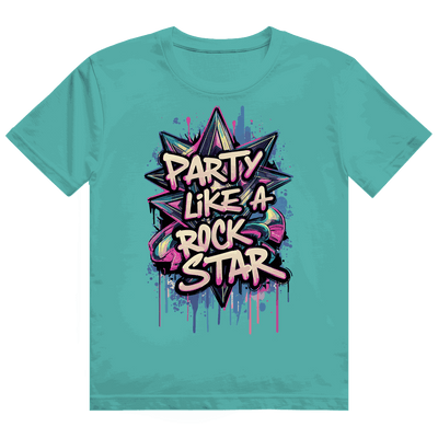 Heavy Cotton T-Shirt - Party like a Rockstar | Division420®
