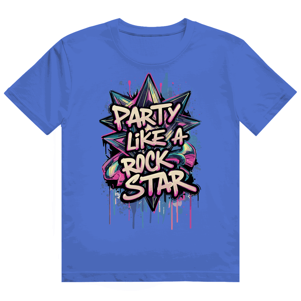 Heavy Cotton T-Shirt - Party like a Rockstar | Division420®
