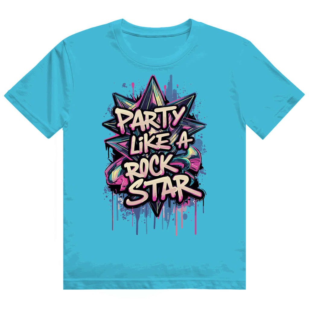 Heavy Cotton T-Shirt - Party like a Rockstar | Division420®