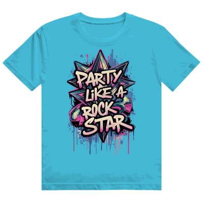 Heavy Cotton T-Shirt - Party like a Rockstar | Division420®