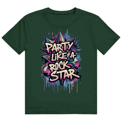 Heavy Cotton T-Shirt - Party like a Rockstar | Division420®