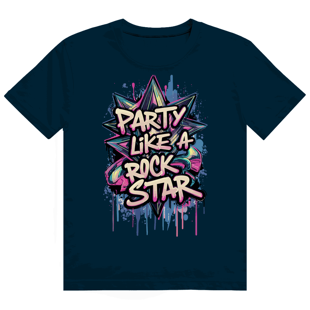 Heavy Cotton T-Shirt - Party like a Rockstar | Division420®