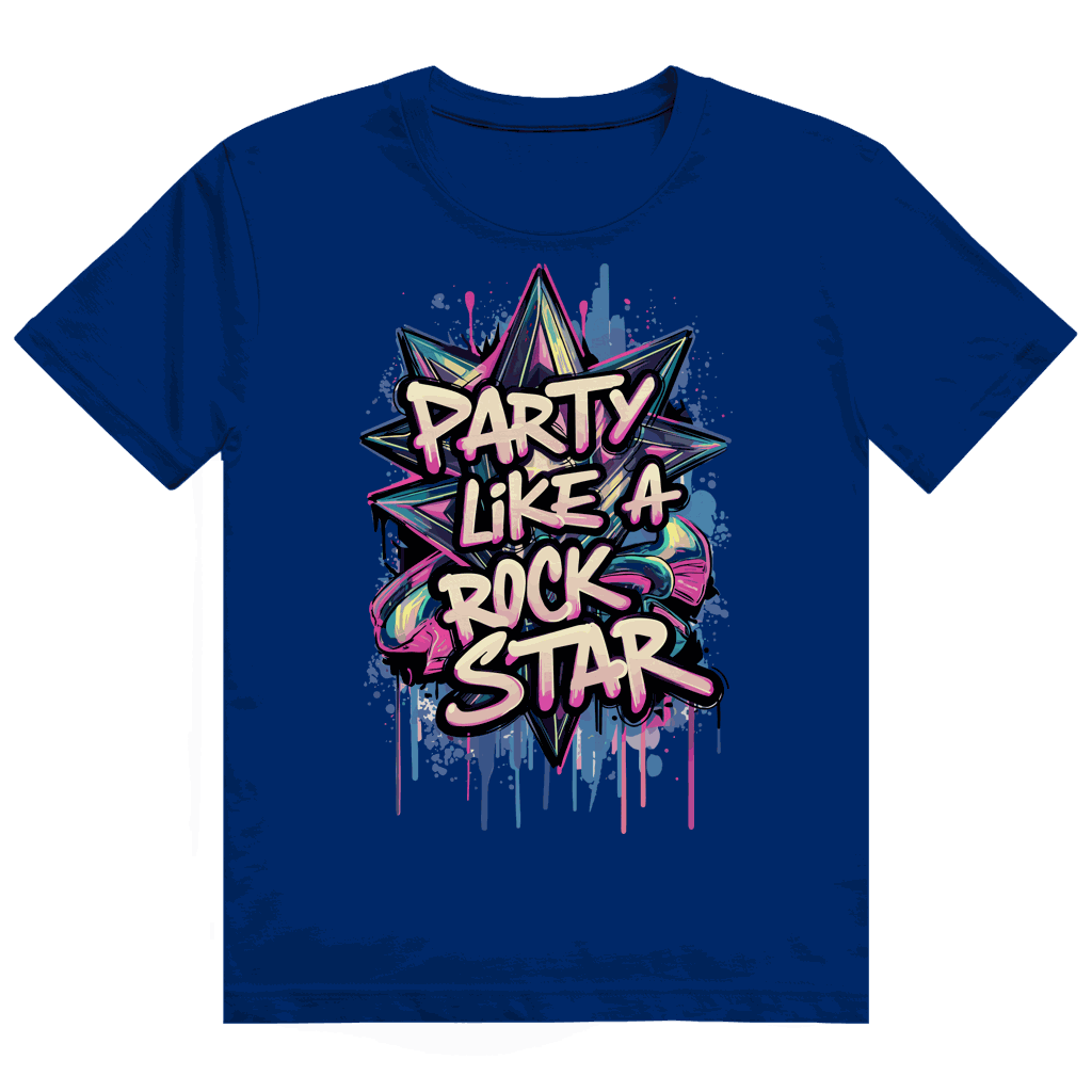 Heavy Cotton T-Shirt - Party like a Rockstar | Division420®