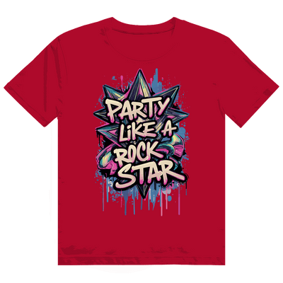 Heavy Cotton T-Shirt - Party like a Rockstar | Division420®