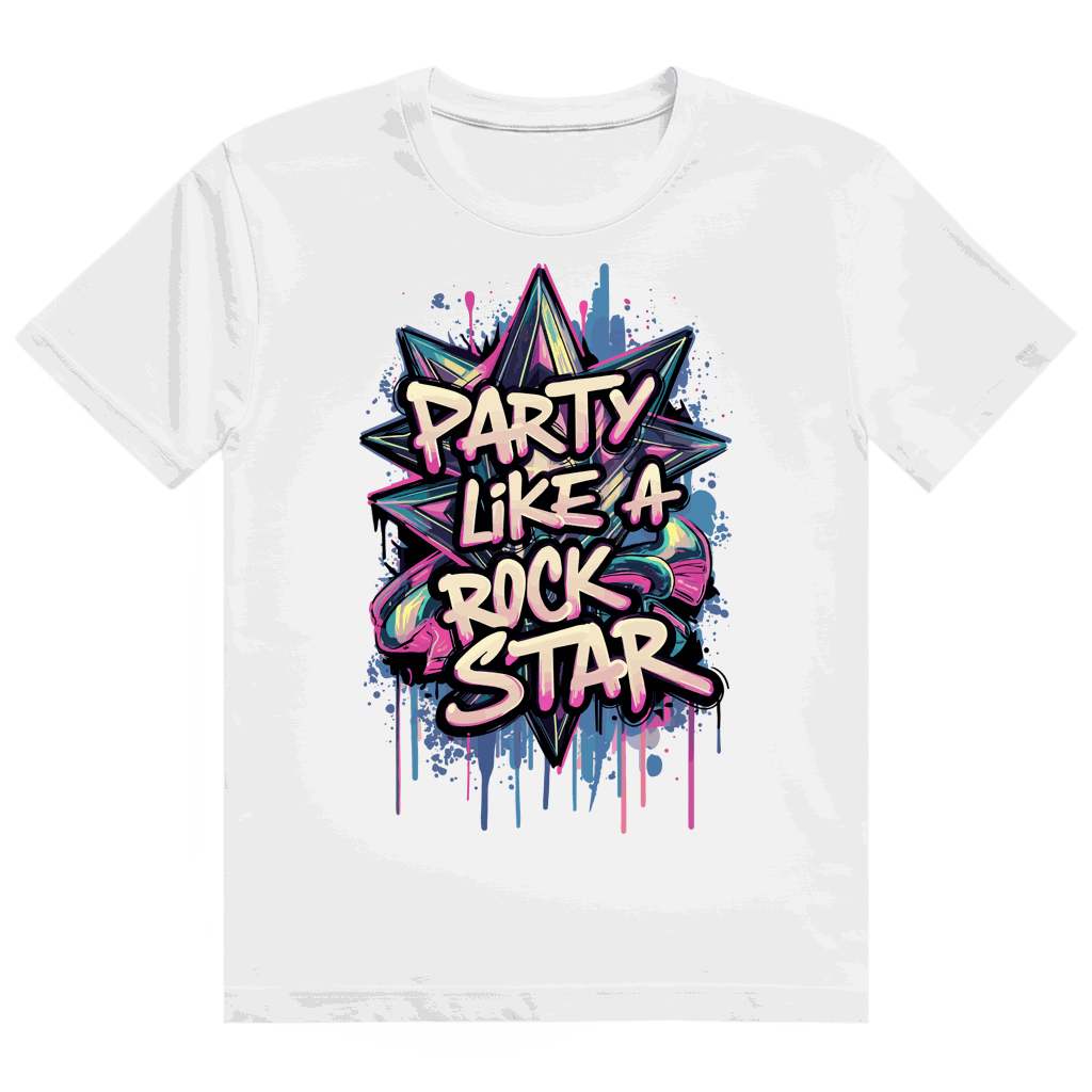 Heavy Cotton T-Shirt - Party like a Rockstar | Division420®