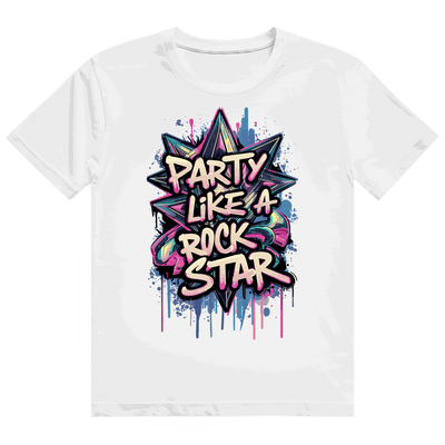 Heavy Cotton T-Shirt - Party like a Rockstar | Division420®