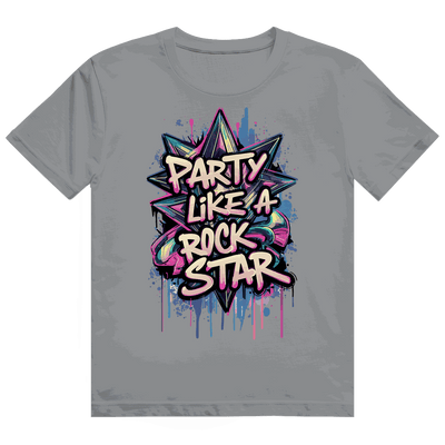 Heavy Cotton T-Shirt - Party like a Rockstar | Division420®