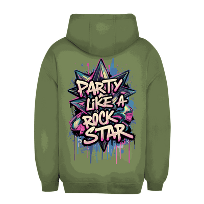 Unisex Oversize Hoodie - Party like a Rockstar | Division420®