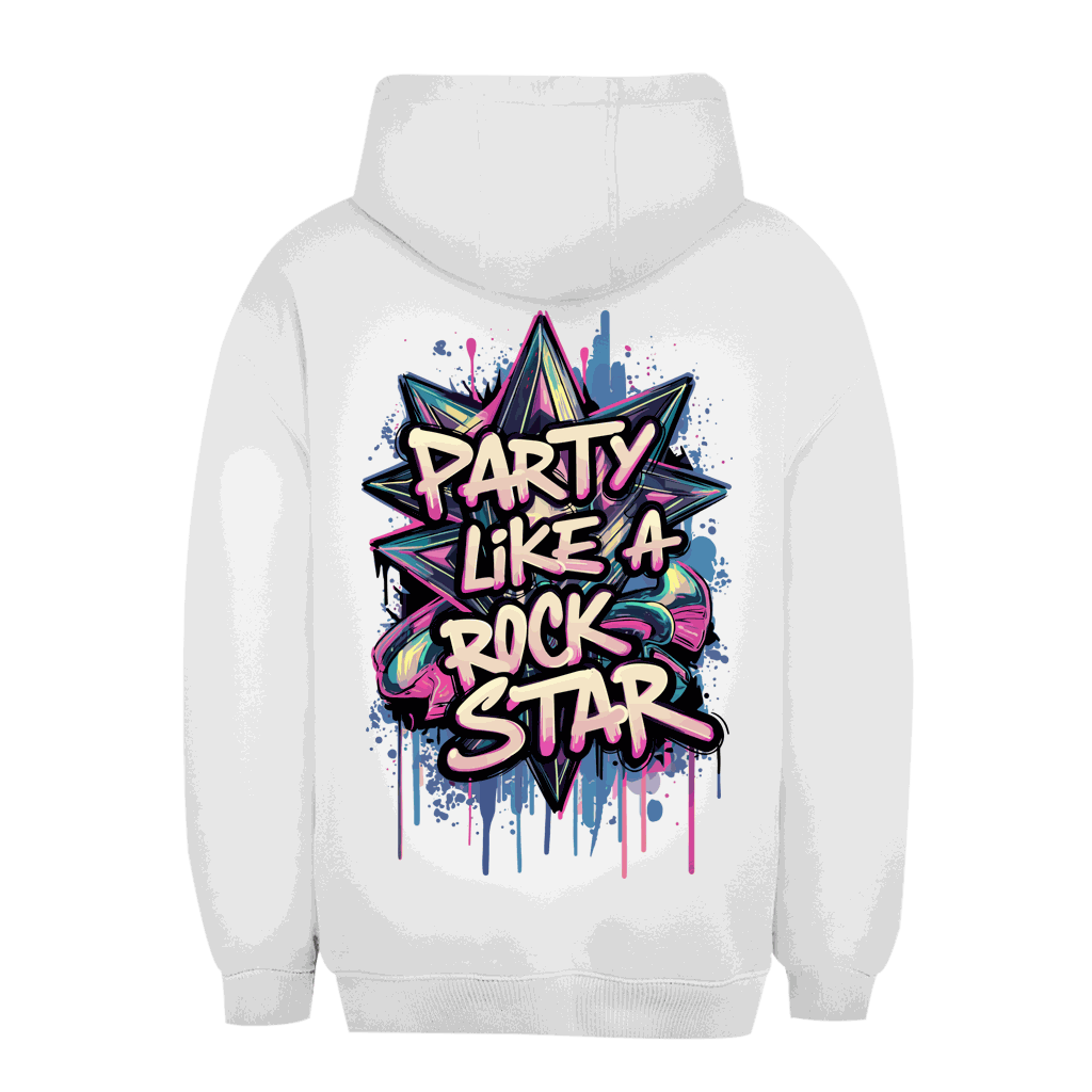 Unisex Oversize Hoodie - Party like a Rockstar | Division420®