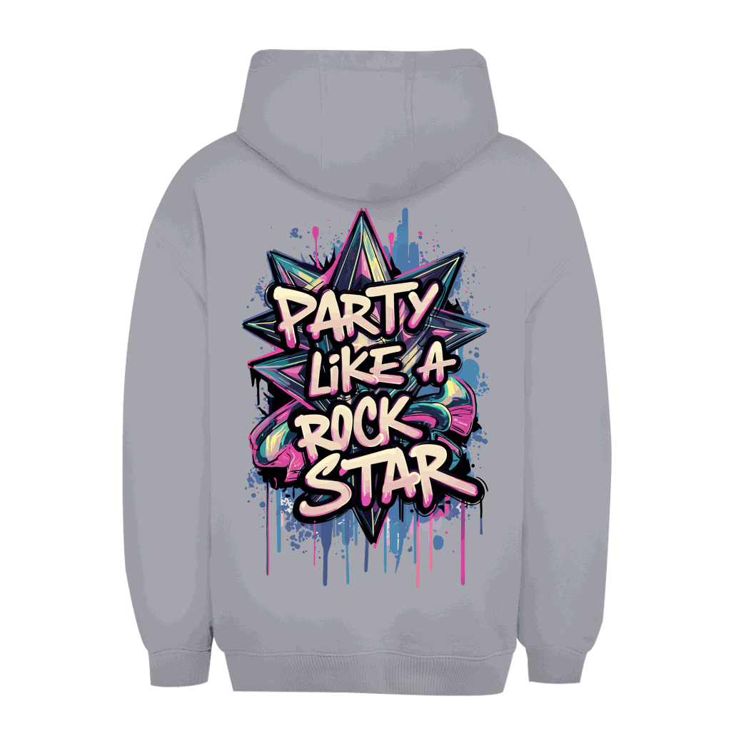 Unisex Oversize Hoodie - Party like a Rockstar | Division420®
