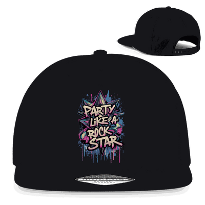 Division420 Snapback Cap aus Baumwoll-Twill mit flachem Schirm und Retro-Snapback-Verschluss in urbanem Streetwear-Design