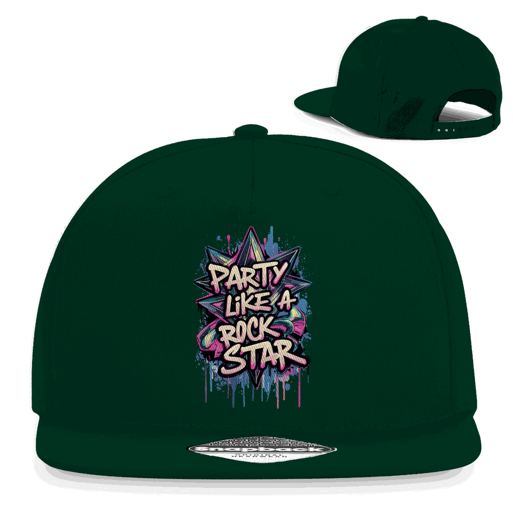 Snapback Rapper Cap - Party like a Rockstar | Division420®