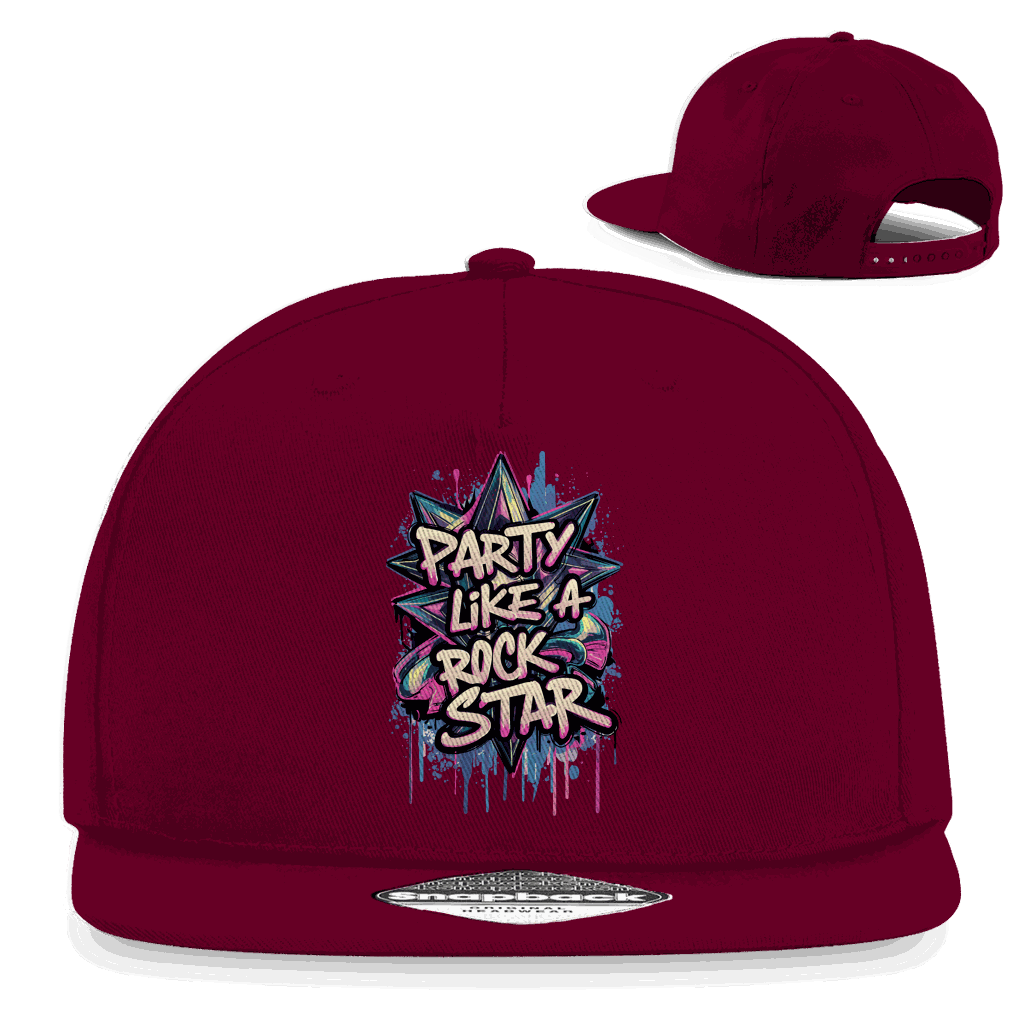 Snapback Rapper Cap - Party like a Rockstar | Division420®