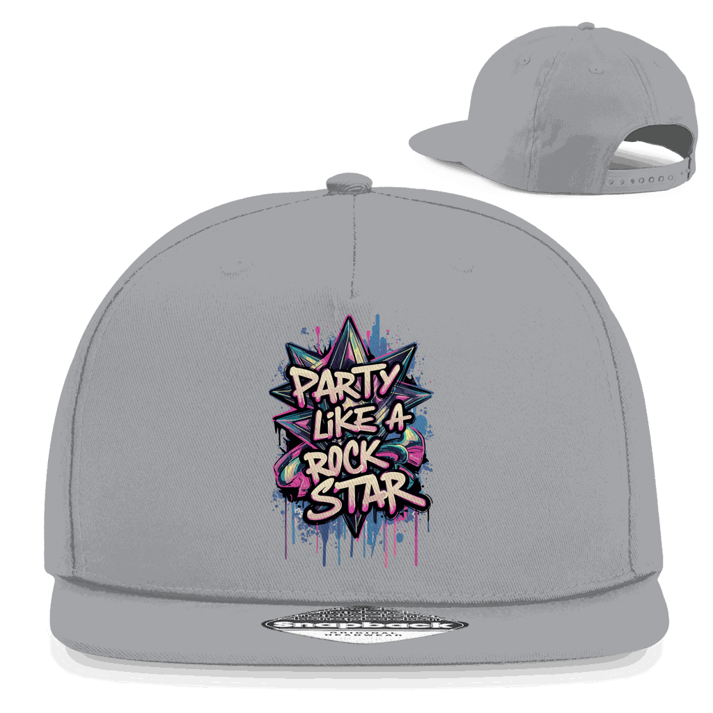 Snapback Rapper Cap - Party like a Rockstar | Division420®