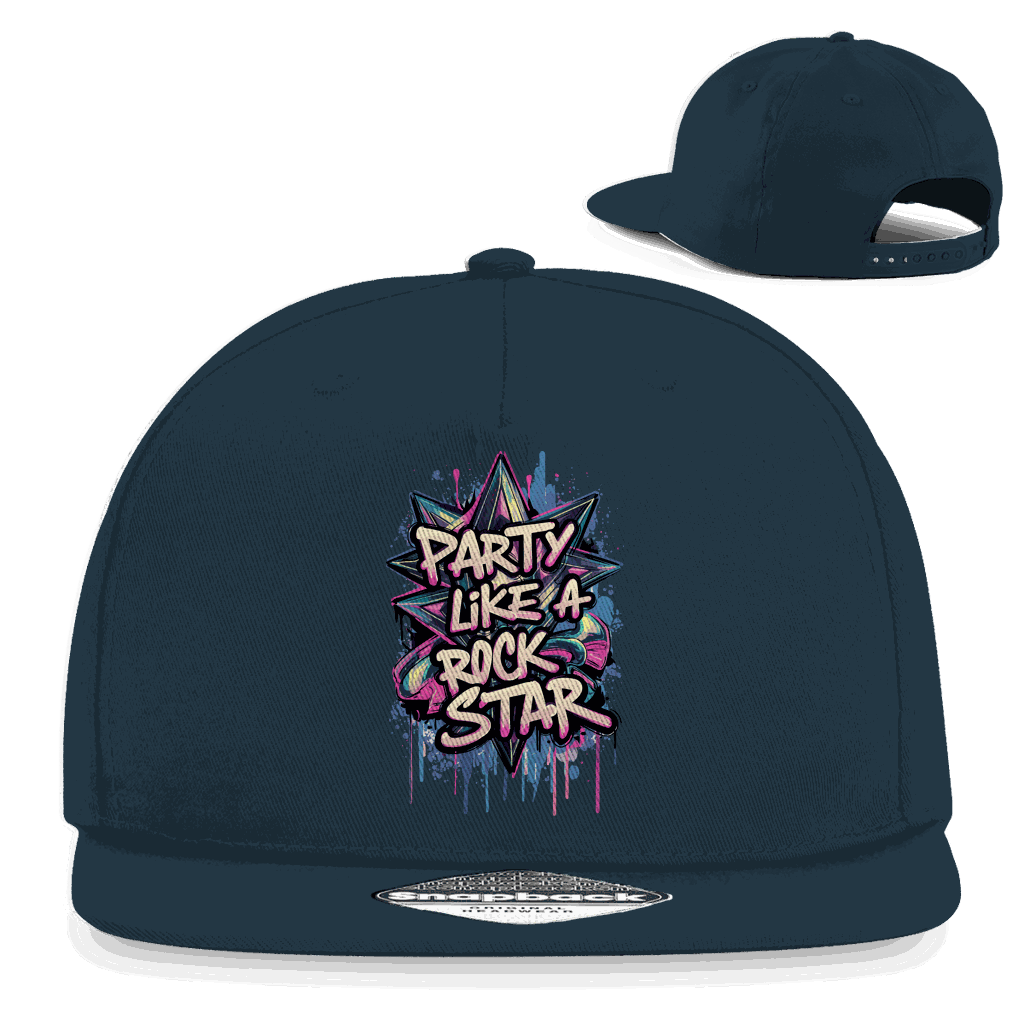 Snapback Rapper Cap - Party like a Rockstar | Division420®