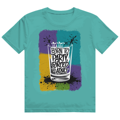 Heavy Cotton T-Shirt Born to Party | Division420®