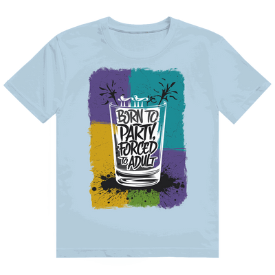 Heavy Cotton T-Shirt Born to Party | Division420®