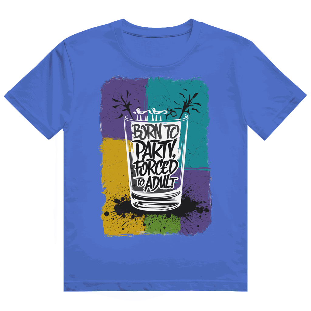 Heavy Cotton T-Shirt Born to Party | Division420®