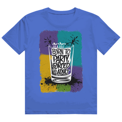 Heavy Cotton T-Shirt Born to Party | Division420®