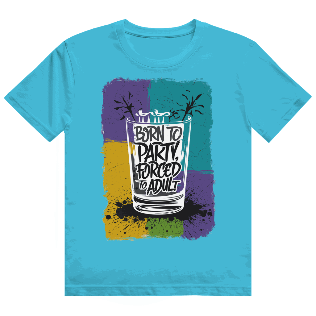 Heavy Cotton T-Shirt Born to Party | Division420®